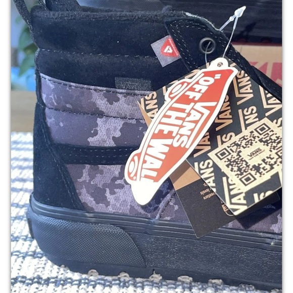 New Vans Sk8 Hi Mte 2 Black Camo Camouflage Sneakers - Picture 2 of 9
